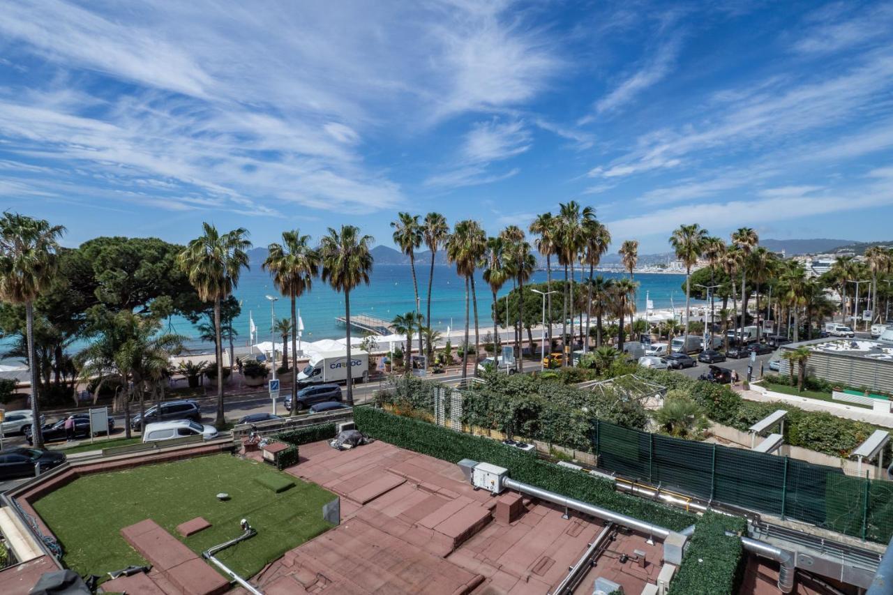 Cannes Croisette Superbe 3P Front De Mer Dış mekan fotoğraf