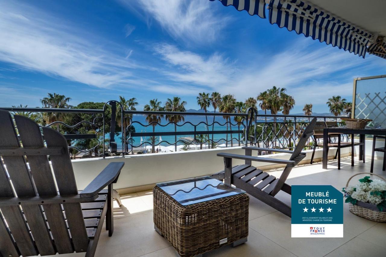 Cannes Croisette Superbe 3P Front De Mer Dış mekan fotoğraf